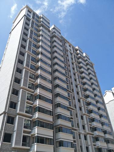 銅煤一號(hào)住宅小區(qū)牡丹園1#、2#、3#樓順利交工