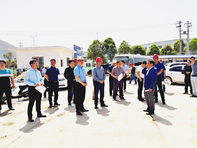 勉縣縣長馬仕強(qiáng)視察漢中分公司陜鋼集團(tuán)廢鋼回收加工廠房項(xiàng)目