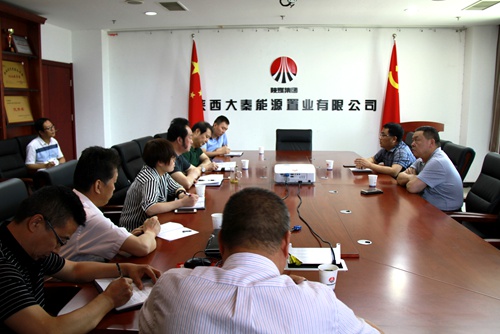 寧興剛、王明智赴陜煤建設公司檢查督導工作