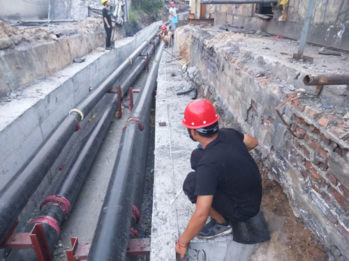 陜煤建設(shè)天工公司安裝一部高溫下的堅(jiān)守