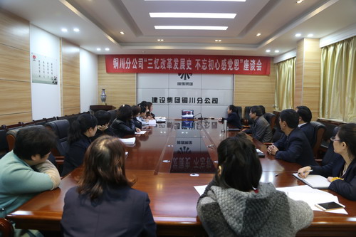 銅川分公司召開(kāi)“三憶改革發(fā)展史，不忘初心感黨恩” 座談會(huì)