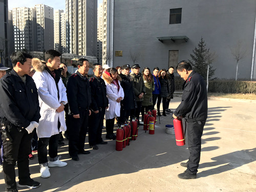 陜煤建設(shè)公司消防演練火熱進(jìn)行