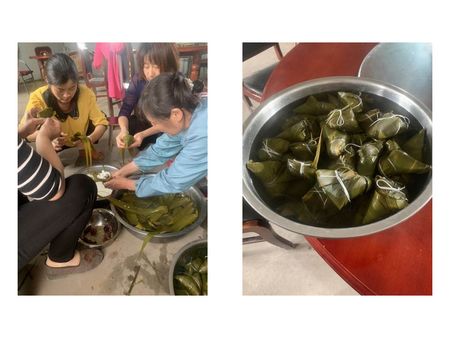 陜煤建設(shè)天工公司：盛夏聞艾香  包粽過端午