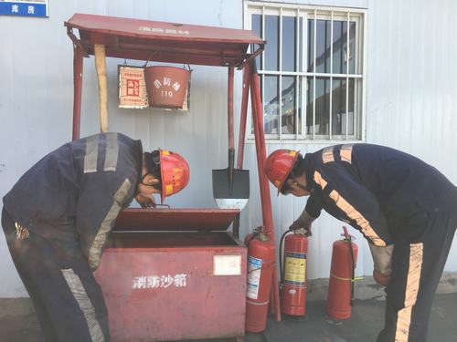 陜煤建設(shè)洗選煤運營公司開展消防安全宣傳活動