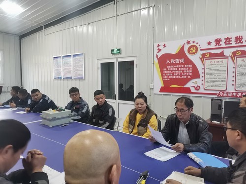 陜煤建設(shè)洗選煤運(yùn)營(yíng)公司安裝第五項(xiàng)目部：強(qiáng)化教育培訓(xùn) 安全牢記心中