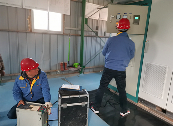 陜煤建設(shè)礦建三公司崔木項(xiàng)目部進(jìn)行春季電氣預(yù)防性試驗(yàn)