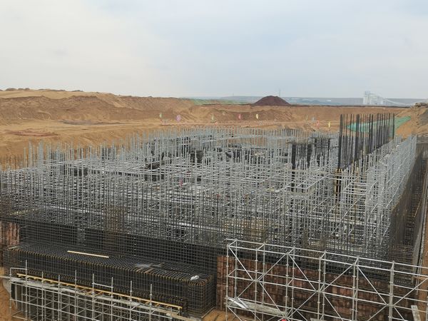 陜煤建設(shè)天工公司土建十七項(xiàng)目部順利完成模板支撐超危大工程