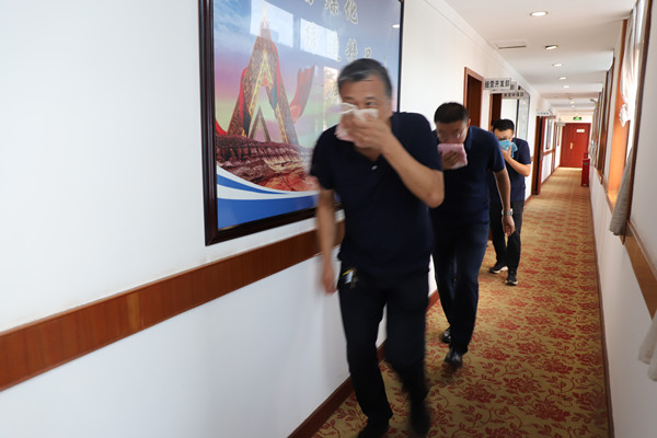 陜煤建設漢中分公司組織開展電氣消防應急演練