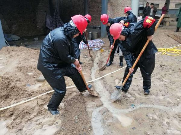 陜煤建設韓城分公司土建四項目部“三嚴三實”筑牢防汛堤壩