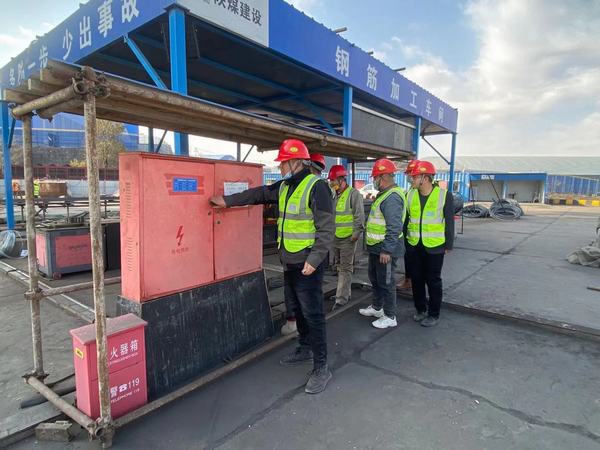 陜煤建設(shè)銅煤公司第二十一項目部開展冬季安全大檢查