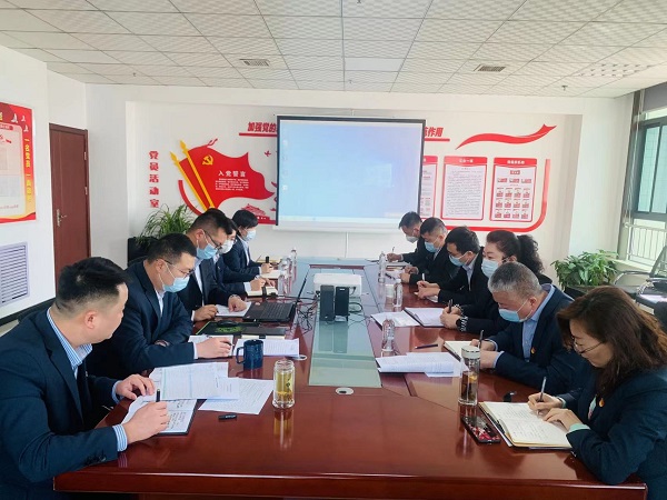 陜煤建設(shè)綠宇公司: 強黨性 找差距 明方向 促發(fā)展 召開2021年度組織生活會暨民主評議會議