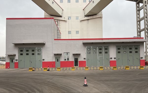 陜煤建設(shè)天工公司土建十七部推煤機(jī)庫正式投入使用