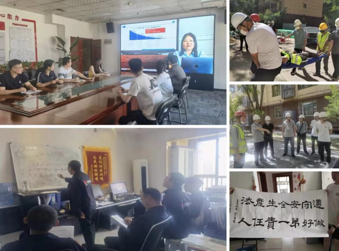 陜煤建設(shè)新城公司各項(xiàng)目部“齊頭并進(jìn)”開(kāi)展安全生產(chǎn)月活動(dòng)