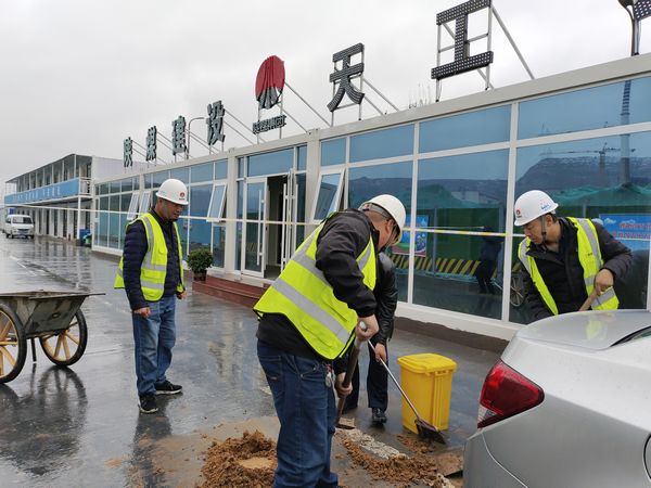 陜煤建設天工公司土建四部舉行油污污染應急演練