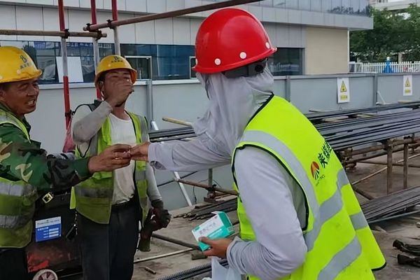 陜煤建設(shè)天工公司土建七部：戰(zhàn)高溫不服“暑”，保進度獻“涼”策