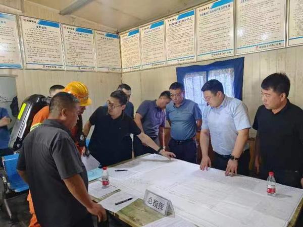 陜煤建設(shè)礦建二公司第二項目部組織開展火災事故演練