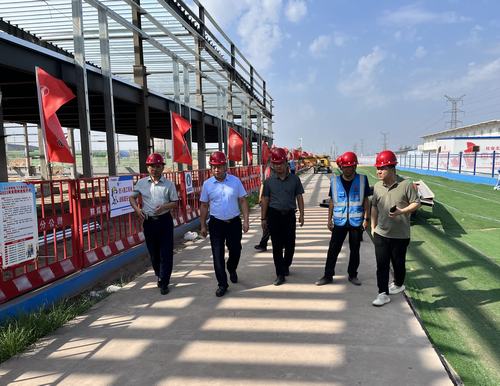 趙敬凱一行深入陜煤建設(shè)內(nèi)蒙古分公司新能源高端智能制造項(xiàng)目施工現(xiàn)場(chǎng)指導(dǎo)工作
