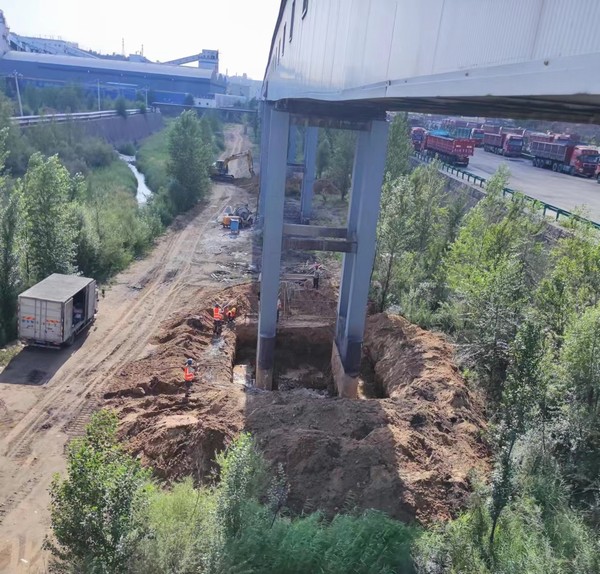 陜煤建設(shè)洗選煤運營公司檸條塔運營項目部：降雨來襲，守護平安夜色！