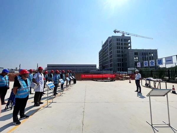 陜煤建設(shè)渭南分公司第十三項目部以演練促實戰(zhàn)首次開展防汛應急演練