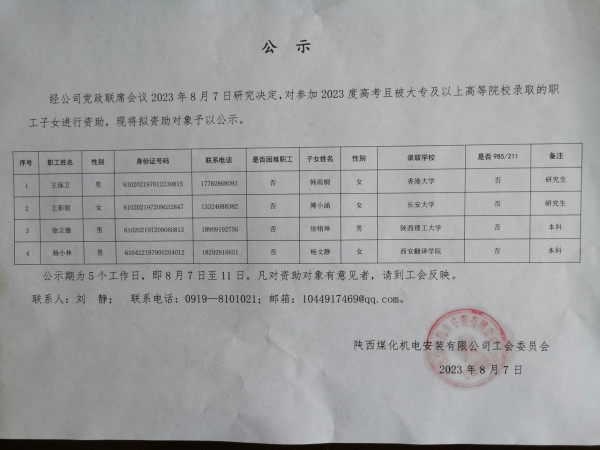 您有一筆助學(xué)金，請(qǐng)查收！
