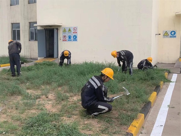 陜煤建設洗選煤運營公司神渭首端運營項目部： 美化環(huán)境 煥然一新 打造衛(wèi)生標準化