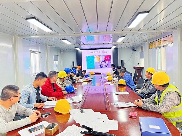 陜煤建設(shè)渭南分公司第十一項(xiàng)目部在寒冬里書(shū)寫建設(shè)篇章