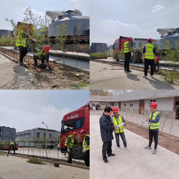 陜煤建設銅煤公司基層項目部：開展“義務植樹添新綠 不負春光正當時”植樹節(jié)活動