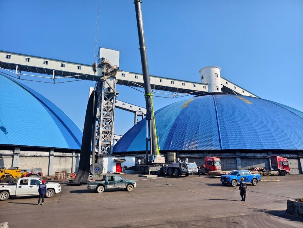 陜煤建設(shè)洗選煤運(yùn)營公司第三項(xiàng)目部：風(fēng)雨無阻保生產(chǎn)，103 膠帶機(jī)更換帶面工程紀(jì)實(shí)