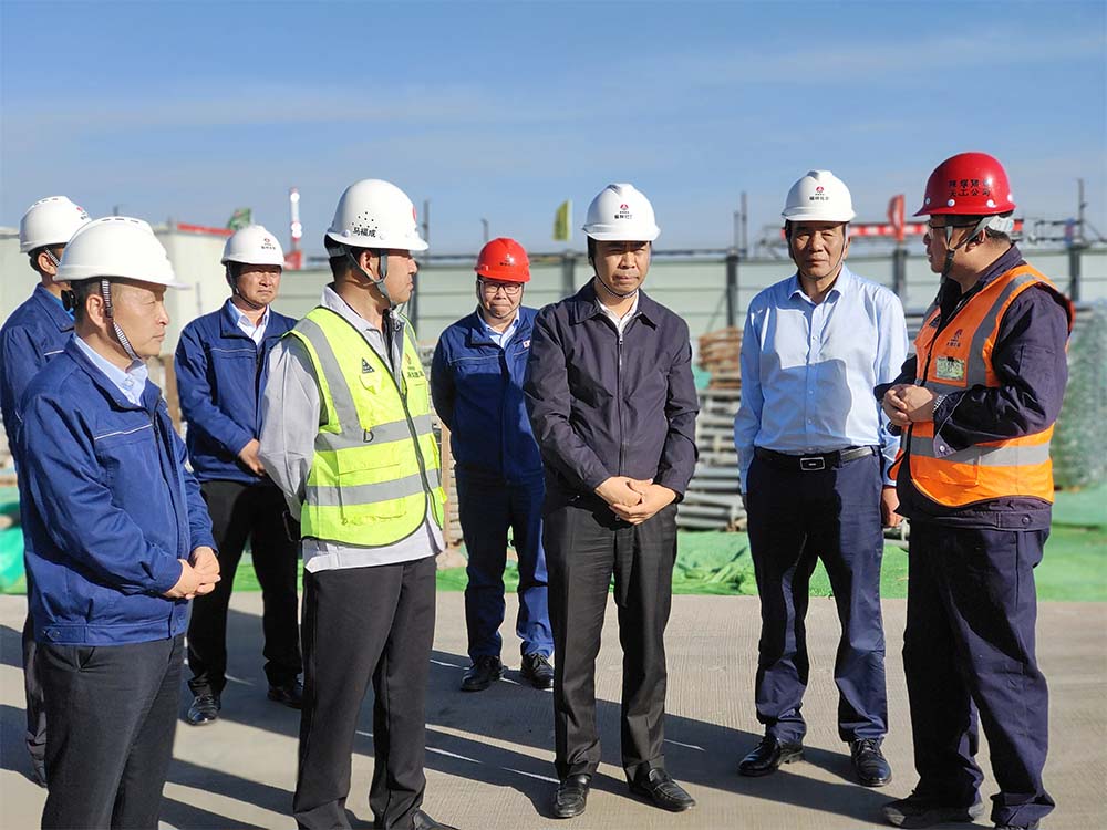 陜煤集團副總經(jīng)理宋召軍深入天工公司項目一線檢查指導