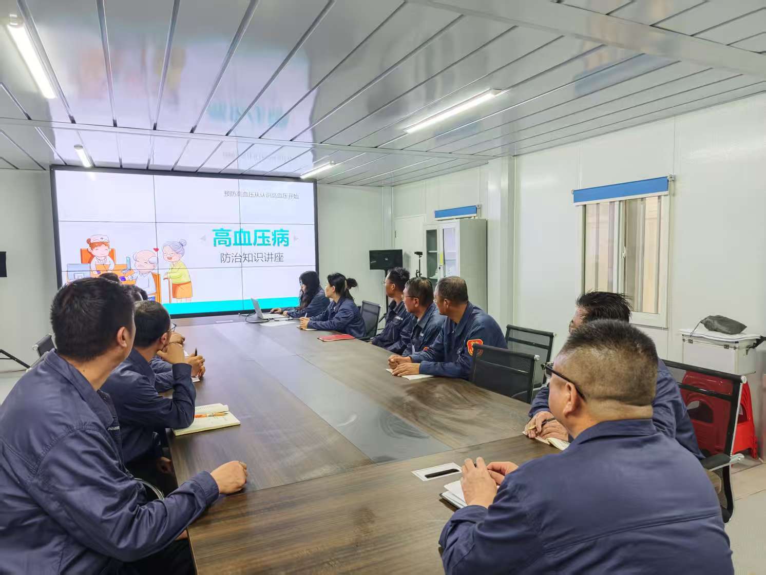 陜煤建設(shè)韓城分公司土建四項目部同筑健康防線，共守職工美好明天